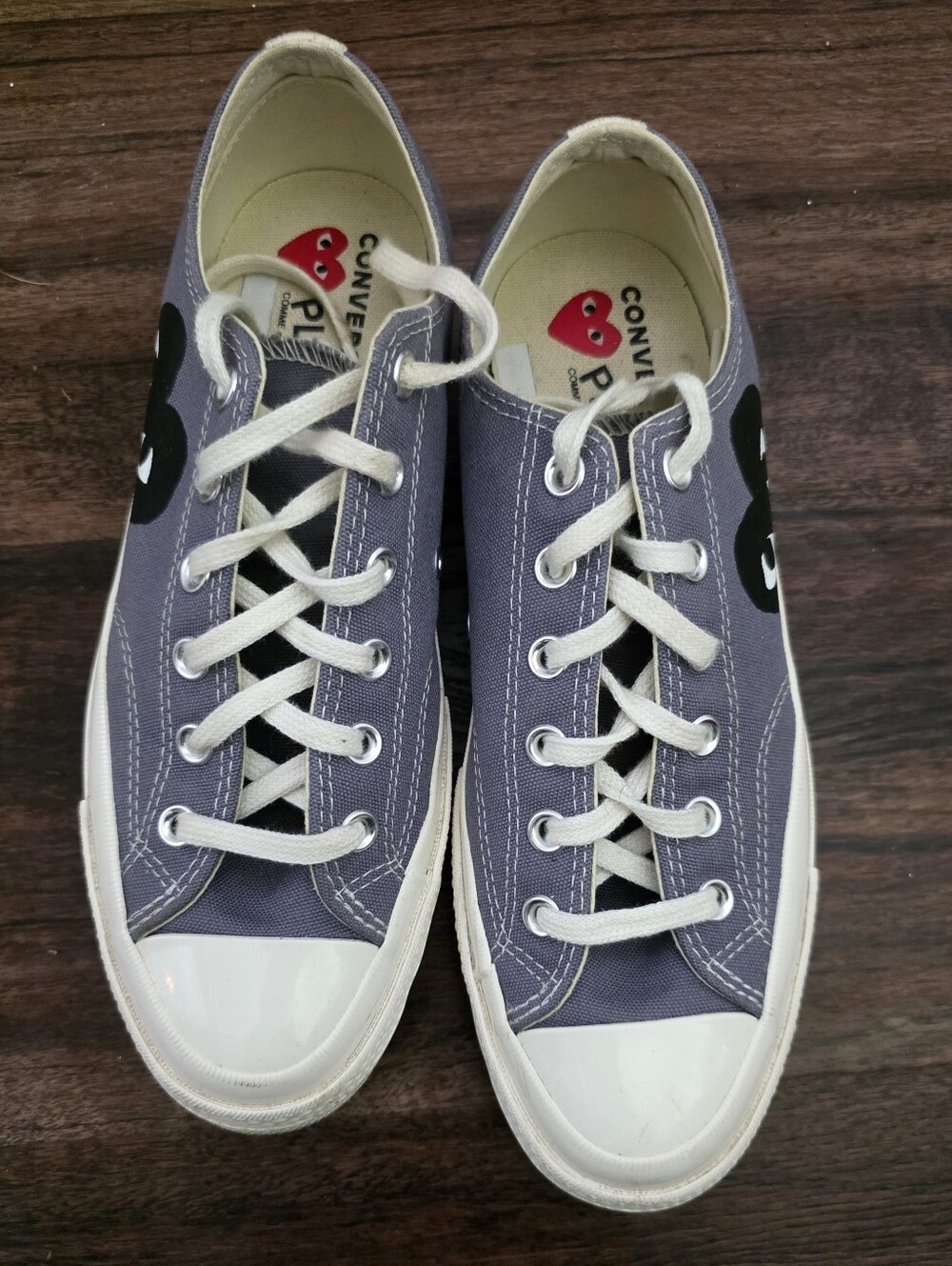 Converse Comme Des Garcons Grey Sneakers - Picture 3 of 5